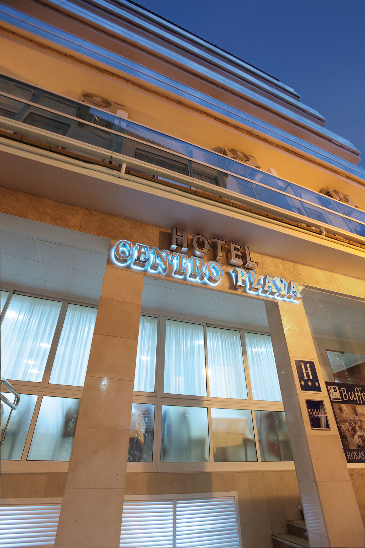 Hotel Centro Mar Benidorm Bagian luar foto