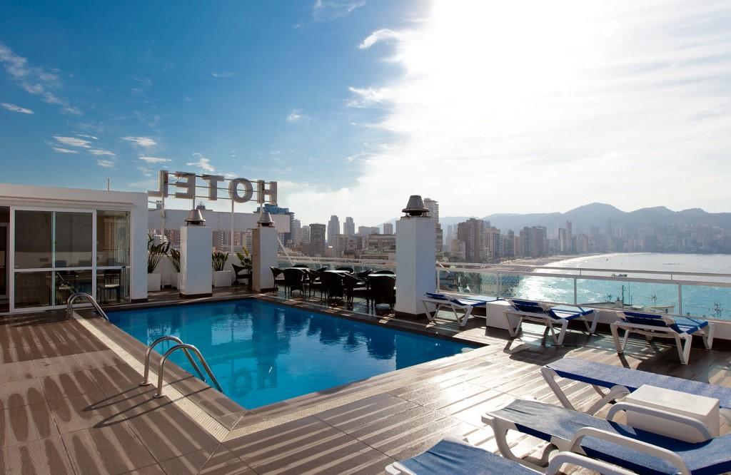 Hotel Centro Mar Benidorm Bagian luar foto